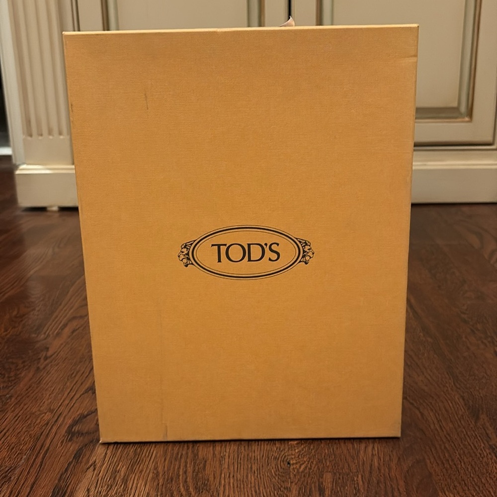 TODS Orange Shoe Box